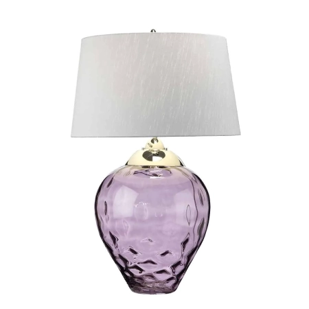 Lampa stołowa Samara śliwkowa QN-SAMARA-TL-LRG-PLM - Quintiesse